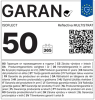 Étiquette GARAN Reflectiva Multistrat